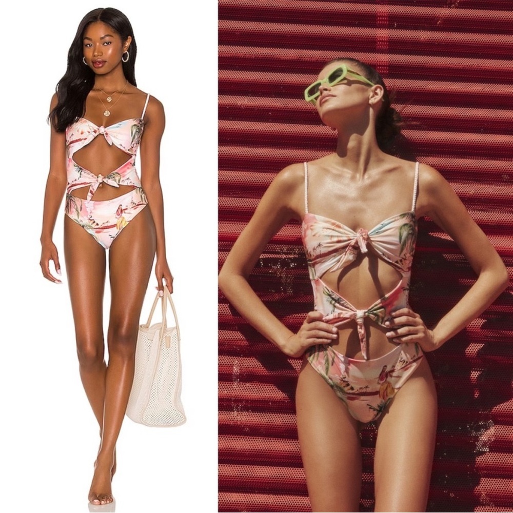 ▪️AGUA BENDITA CARRIE LUAU ONE PIECE SWIMSUIT M